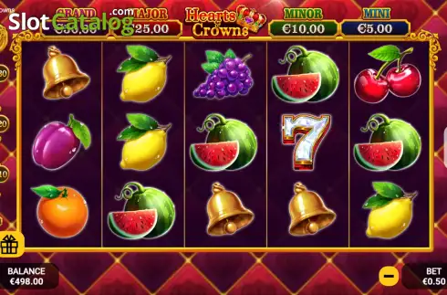 Скрин2. Hearts & Crowns слот