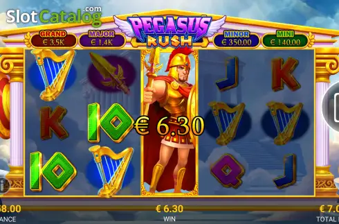 Скрин3. Pegasus Rush слот