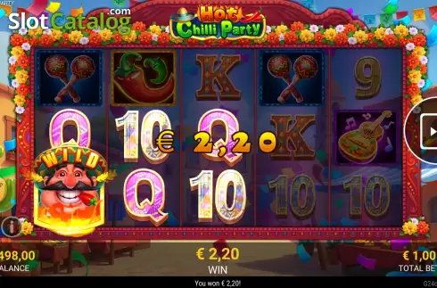 Скрин3. Hot Chilli Party слот