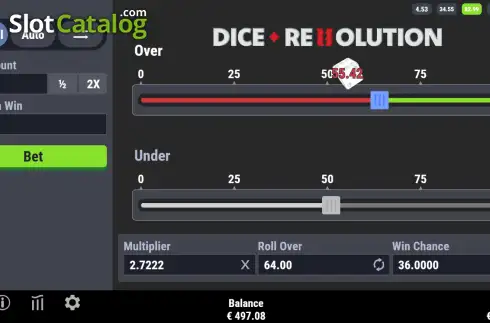 Скрин2. Dice Revolution слот