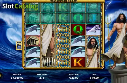 Скрин7. Sea God (Reflex Gaming) слот