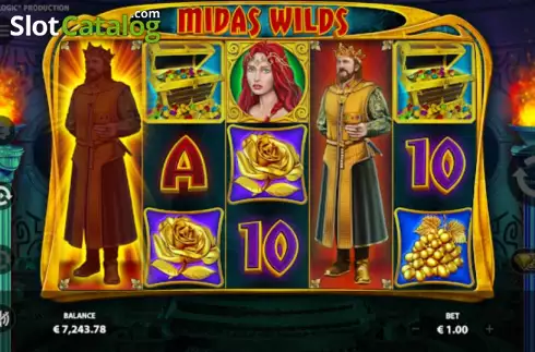 Скрин2. Midas Wilds слот