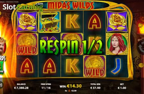 Скрин5. Midas Wilds слот