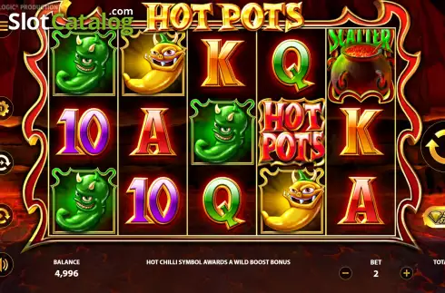 Скрин2. Hot Pots (Relax) слот