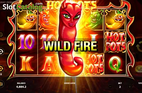 Скрин8. Hot Pots (Relax) слот