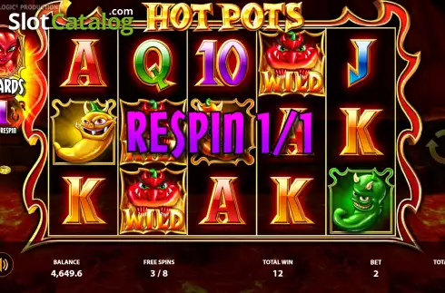 Скрин9. Hot Pots (Relax) слот