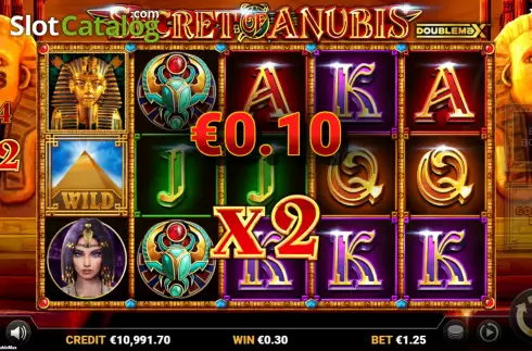 Скрин5. Secret of Anubis Doublemax слот