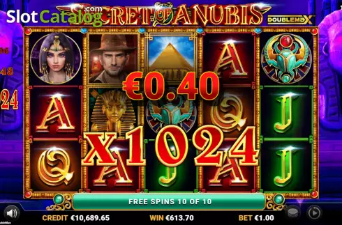 Скрин8. Secret of Anubis Doublemax слот