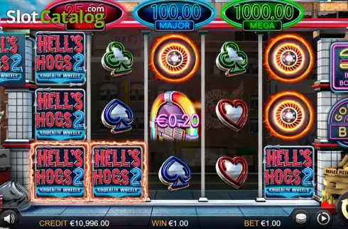 Скрин3. Hells Hogs 2 – Squealin’ Wheels слот