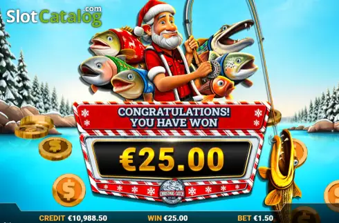 Скрин3. Big Game Fishing Christmas Catch слот