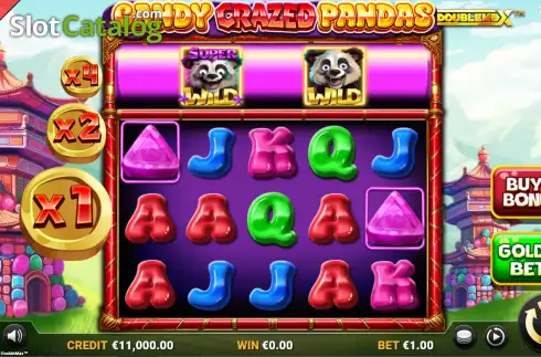Скрин2. Candy Crazed Pandas DoubleMax слот