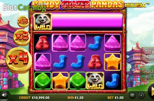 Скрин3. Candy Crazed Pandas DoubleMax слот