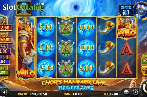 Скрин2. Thor's Hammer Time Thunder Zone слот