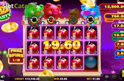 Скрин3. Piggies Prize Party слот