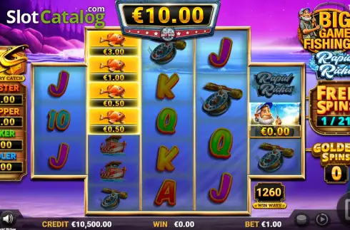 Скрин3. Big Game Fishing Rapid Riches слот