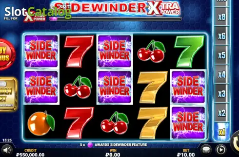 Скрин2. Sidewinder Xtra Power слот