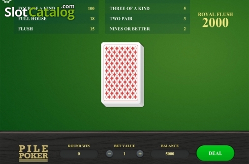 Скрин2. Pile Poker слот
