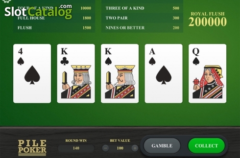 Скрин3. Pile Poker слот