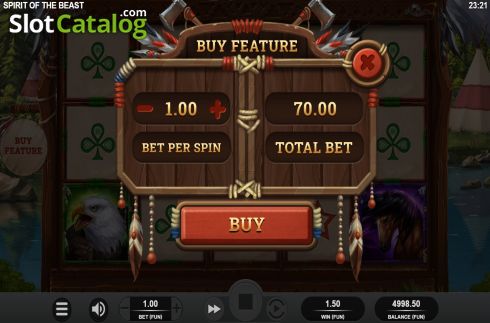 Скрин5. Spirit of the Beast слот