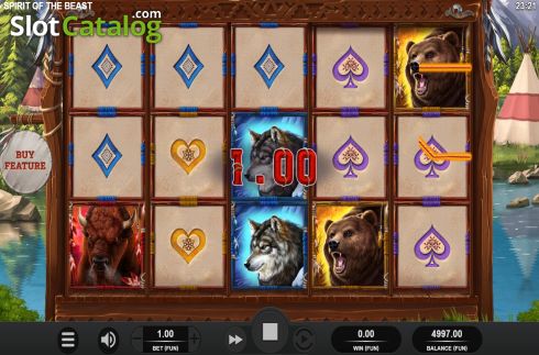 Скрин4. Spirit of the Beast слот