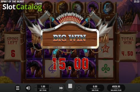Скрин9. Spirit of the Beast слот
