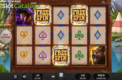 Скрин6. Spirit of the Beast слот