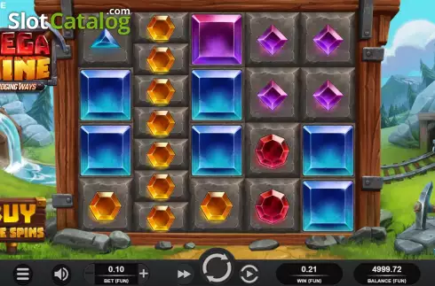 Скрин5. Mega Mine Nudging Ways слот