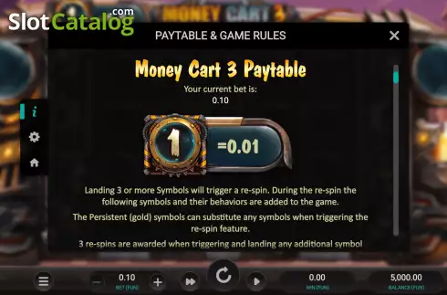 Скрин6. Money Cart 3 слот
