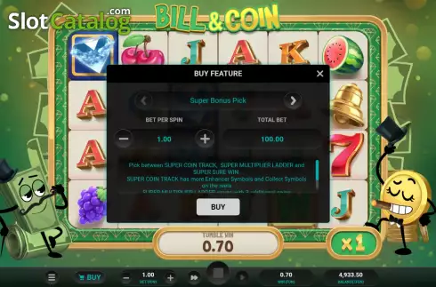 Скрин6. Bill & Coin слот