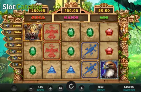 Скрин2. Masked Treasures слот