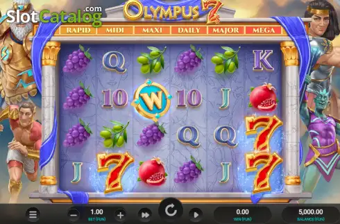 Скрин2. Olympus 7’s Dream Drop слот