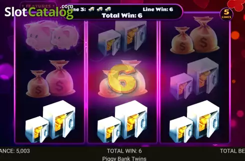 Скрин3. Piggy Bank Twins слот