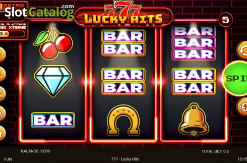 Скрин2. 777 Lucky Hits слот