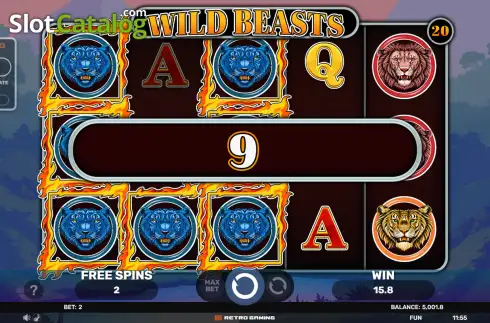 Скрин3. Wild Beasts слот