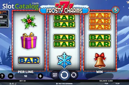 Скрин2. 777 - Frosty Charms слот