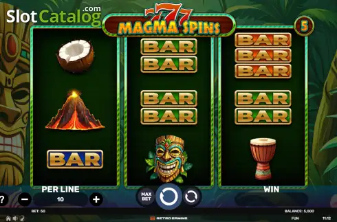 Скрин2. 777 - Magma Spins слот