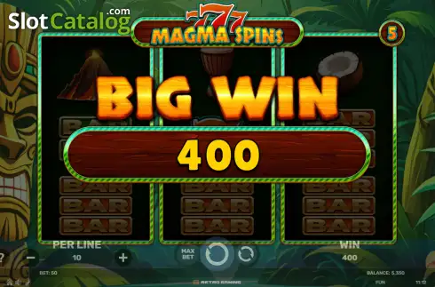 Скрин3. 777 - Magma Spins слот