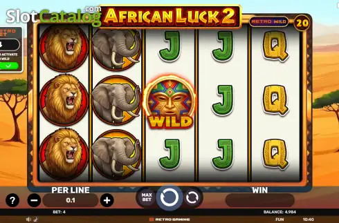 Скрин2. African Luck 2 слот