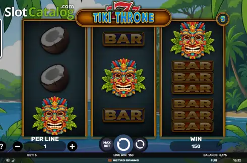 Скрин3. 777 - Tiki Throne слот