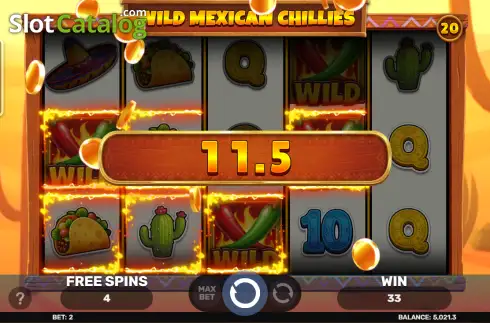 Скрин3. Wild Mexican Chillies слот
