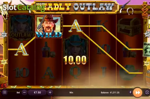 Скрин4. Deadly Outlaw (Fine Edge Gaming) слот