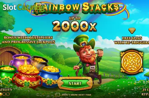 Скрин2. Rainbow Stacks слот