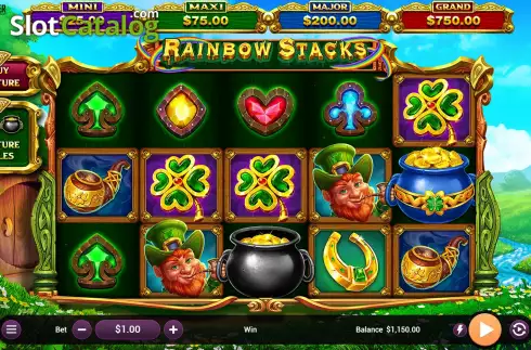 Скрин3. Rainbow Stacks слот