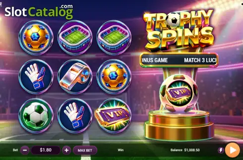 Скрин2. Trophy Spins World Cup 26 слот