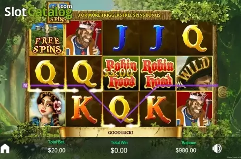 Скрин4. Robin Hood and his Merry Wins слот