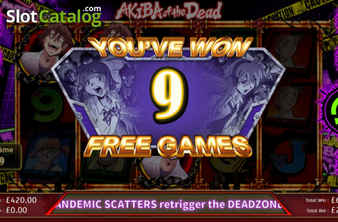 Скрин8. Akiba of the Dead слот