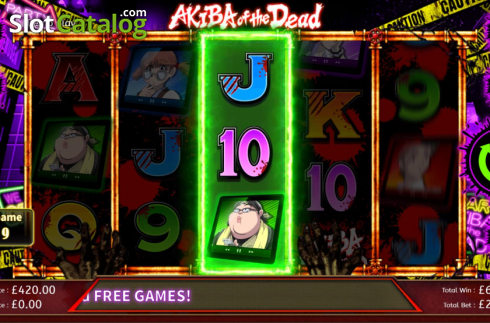 Скрин9. Akiba of the Dead слот