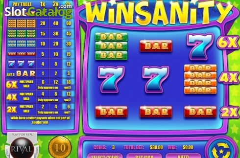Скрин2. Winsanity слот
