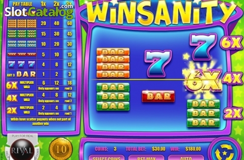 Скрин3. Winsanity слот