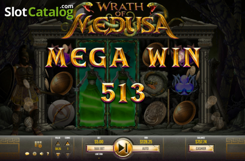 Скрин7. Wrath of Medusa слот